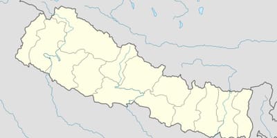 Kort over nepal vektor
