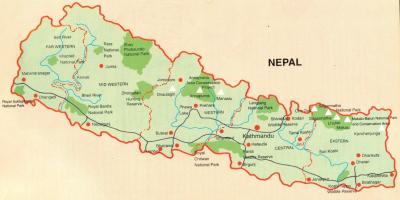 Nepal tourist kort gratis